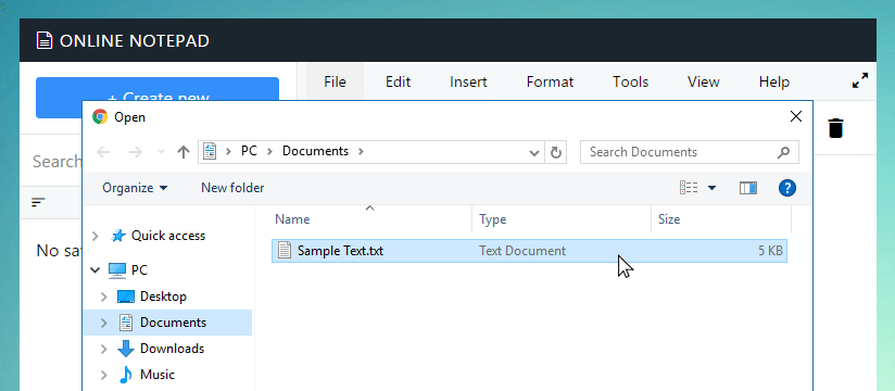 Open file dialog in Shyinfo
